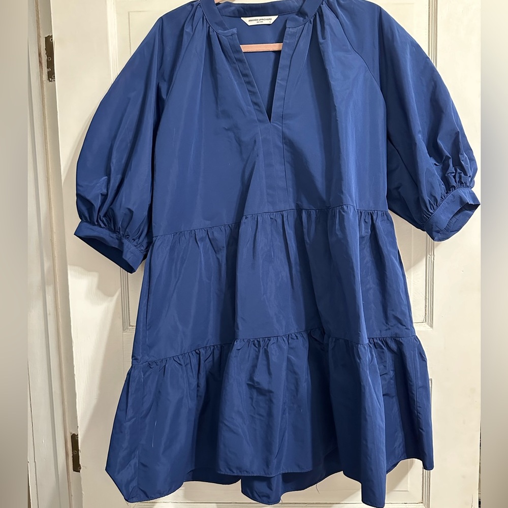Amanda Uprichard Diego Dress- Navy